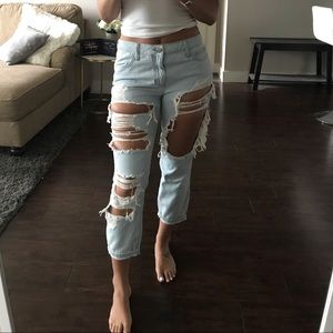 Boyfriend-Style denim jeans
